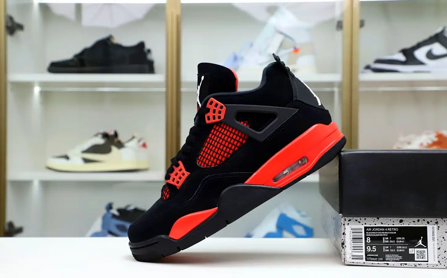 4 THUNDER' RETRO 'RED JORDAN AIR 0324